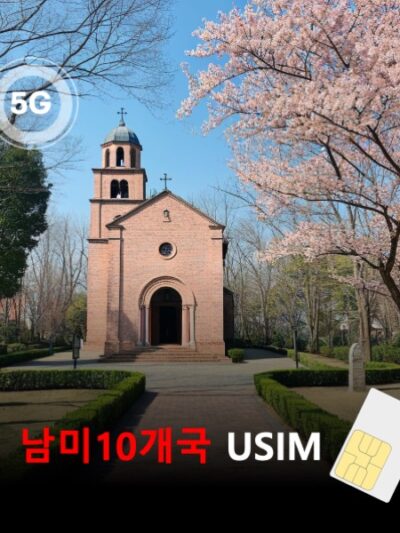 [유심칩] 미국+남미10개국 통합 유심 USIM 데이터 매일 무제한 이심통 남아메리카 라틴아메리카 | 무료배송