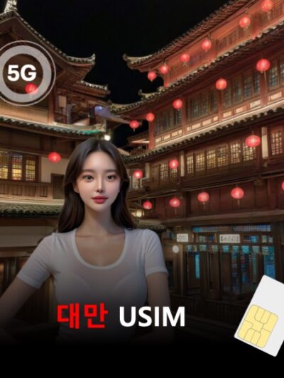 [유심칩] 대만 유심 USIM 데이터 매일 무제한 이심통 | 무료배송