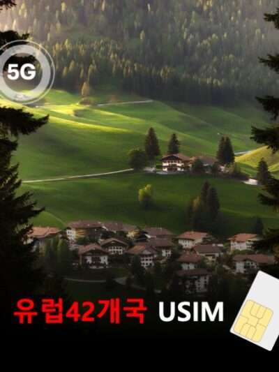 [유심칩] 유럽 42개국+카타르+아랍에미리트 통합 유심 USIM 데이터 매일 무제한 이심통 | 무료배송