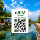 [올인원번호팩] 글로벌 168개국 eSIM 데이터 3Gbyte+전화30분+문자30개+미국번호 포함 유효기간30일 | 세계여행 eSIM | 자동발권 바로사용 | 이심통