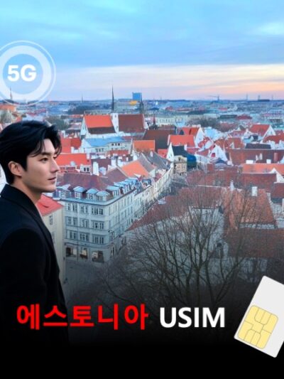 [유심칩] 에스토니아 유심 USIM 데이터 전용 매일 무제한 이심통 | 무료배송 | 당일발송