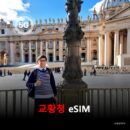 교황청 바티칸시국 이심 eSIM 데이터 전용 매일 무제한 이심통