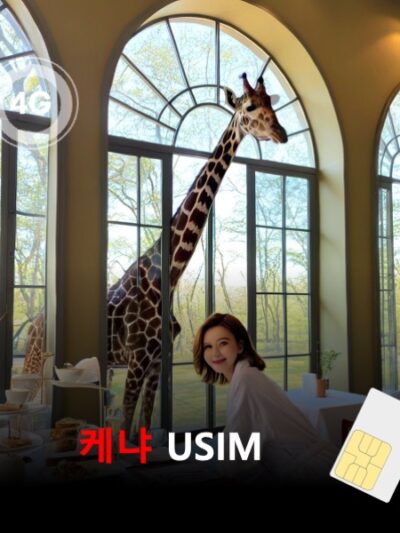 [유심칩] 케냐 유심 USIM 데이터 전용 매일 무제한 이심통 | 무료배송 | 당일발송