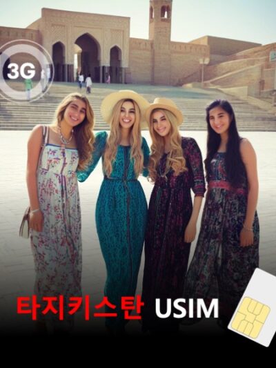 [유심칩] 타지키스탄 유심 USIM 데이터 전용 매일 무제한 이심통 | 무료배송 | 당일발송