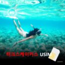 [유심칩] 터크스케이커스제도 유심 USIM 데이터 전용 매일 무제한 이심통 | 무료배송 | 당일발송