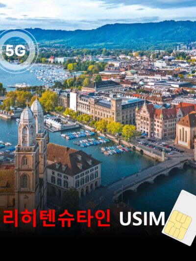 [유심칩] 리히텐슈타인 유심 USIM 데이터 전용 매일 무제한 요금제 | Liechtenstein SIM Card | 바두츠 여행 유심 | 당일발송 무료배송 | 이심통