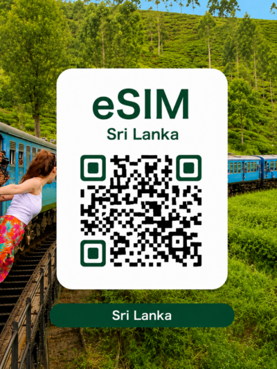 스리랑카 이심 eSIM 데이터 데일리 무제한 | 시기리야·캔디·콜롬보·엘라·누와라엘리야 여행 eSIM | Mobitel 4G | 이심통