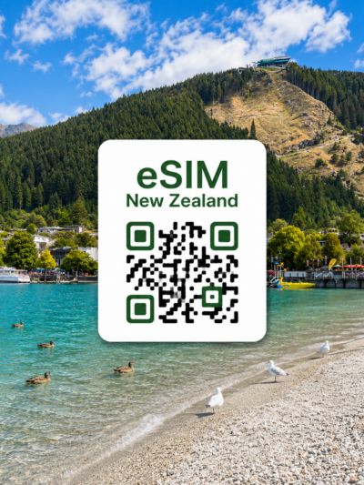 뉴질랜드 이심 eSIM 데이터 전용 종량제 요금제 | 오클랜드·퀸스타운·밀포드사운드 여행 | Spark 5G | 자동발권 바로사용 | 이심통