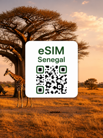 세네갈 이심 eSIM 데이터 전용 종량제 요금제 | 다카르·고레섬·살리 여행 | Yas Senegal 4G | 자동발권 바로사용 | 이심통