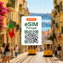 [통큰무제한] 포르투갈 이심 eSIM 데이터 매일 5GB 초고속 + 이후 1Mbps 무제한 | 리스본·포르투·신트라·알가르브 여행 | Vodafone·NOS·MEO | 이심통