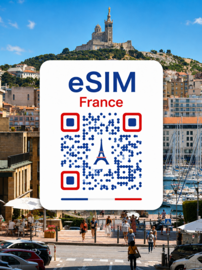 프랑스 이심 eSIM 데이터 전용 종량제 요금제 | 파리·니스·리옹·마르세유 여행 | Bouygues·Orange 5G | 자동발권 바로사용 | 이심통