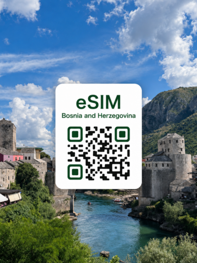 보스니아헤르체고비나 이심 eSIM 데이터 전용 종량제 요금제 | 사라예보·모스타르 여행 | BH Telecom 4G LTE | 자동발권 바로사용 | 이심통