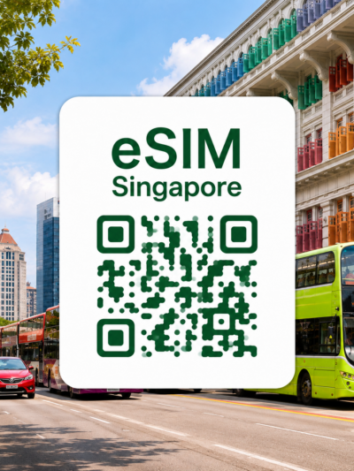 싱가포르 이심 eSIM 데이터 전용 종량제 요금제 | 창이공항·마리나베이·센토사 여행 | Singtel 5G·M1 LTE | 자동발권 바로사용 | 이심통