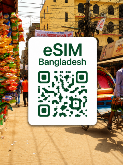 방글라데시 eSIM 데이터 전용 종량제 요금제 | 다카·치타공·실렛 여행 | GrameenPhone 4G LTE | 자동발권 바로사용 | 이심통