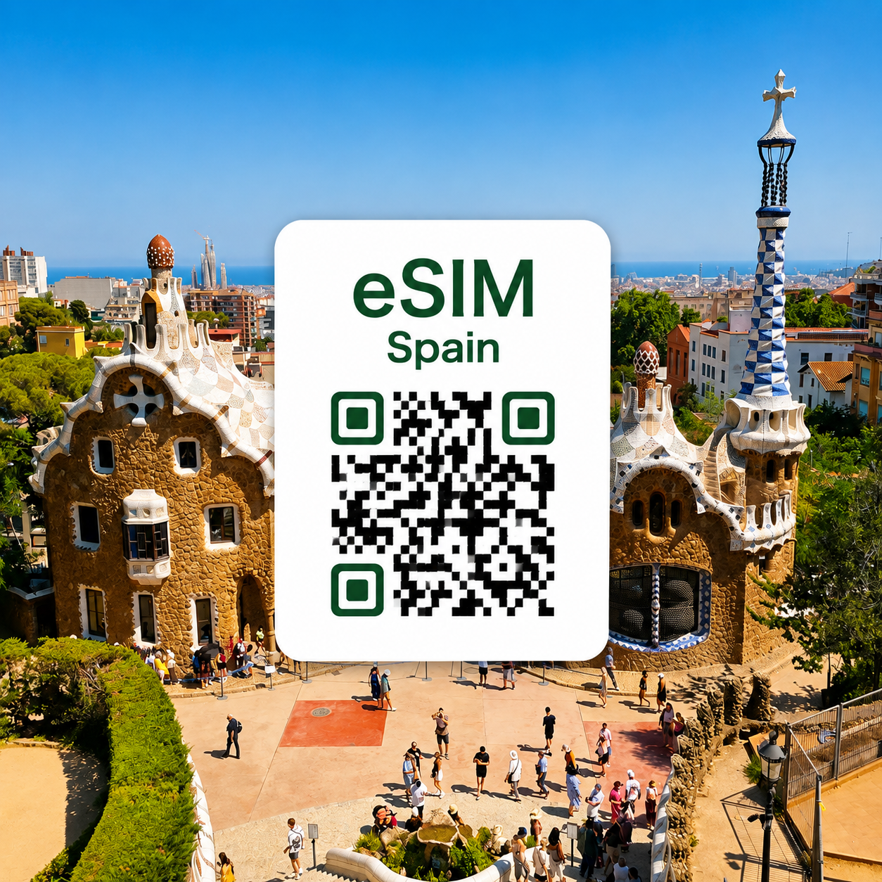 스페인 이심 eSIM 데이터 전용 종량제 요금제 | 바르셀로나·마드리드·마요르카·이비자 여행 | Orange 5G | 자동발권 바로사용 | 이심통