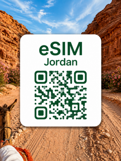 요르단 이심 eSIM 데이터 전용 종량제 요금제 | 암만·페트라·와디럼·사해 여행 | Zain JO 4G LTE | 자동발권 바로사용 | 이심통