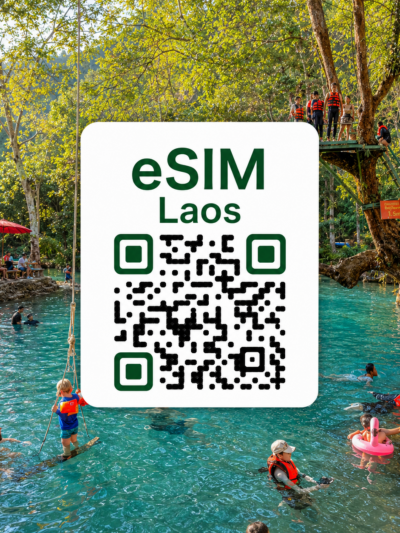 라오스 eSIM 데이터 전용 종량제 요금제 | 비엔티안·방비엥·루앙프라방 여행 | ETL 4G LTE | 자동발권 바로사용 | 이심통