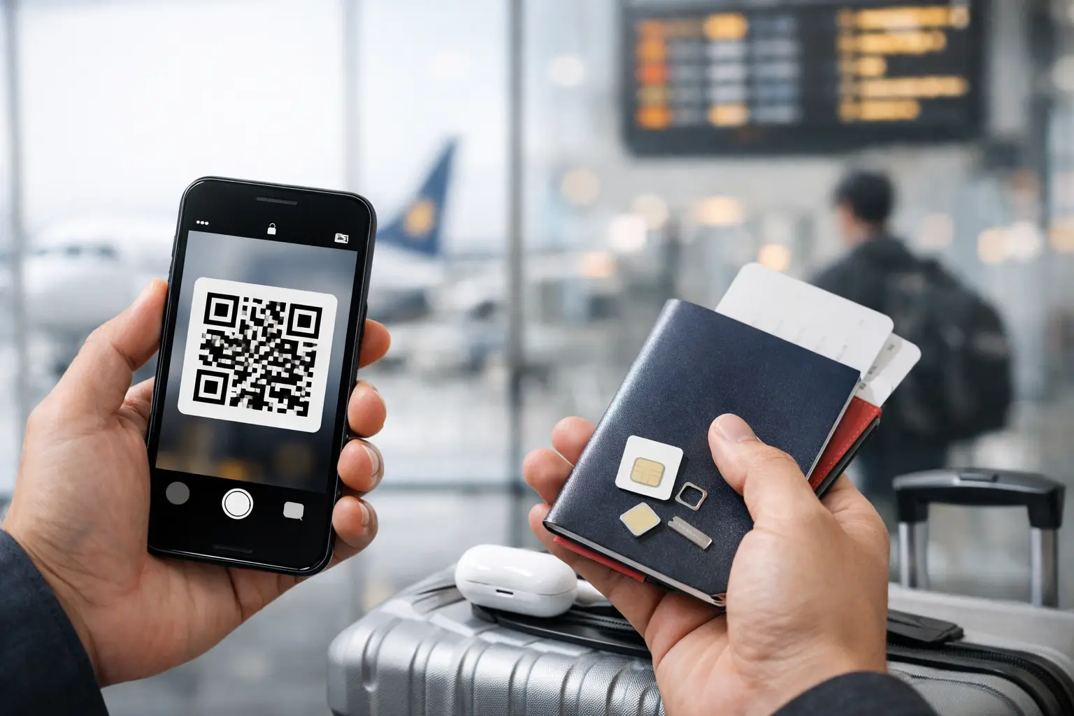eSIM QR코드 등록 방법, 공항 멘붕 막는 출국 전 설정 순서