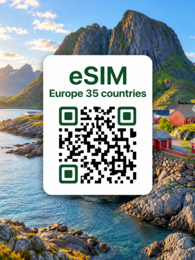 유럽 35개국 이심 eSIM 데이터 전용 매일 무제한 | BICS Europe 5G·4G | 유럽 통합 여행 | 자동발권 바로사용 | 이심통