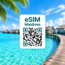몰디브 이심 eSIM 데이터 전용 데일리 무제한 | Ooredoo 5G·4G | 말레 리조트 여행 | 자동발권 바로사용 | 이심통